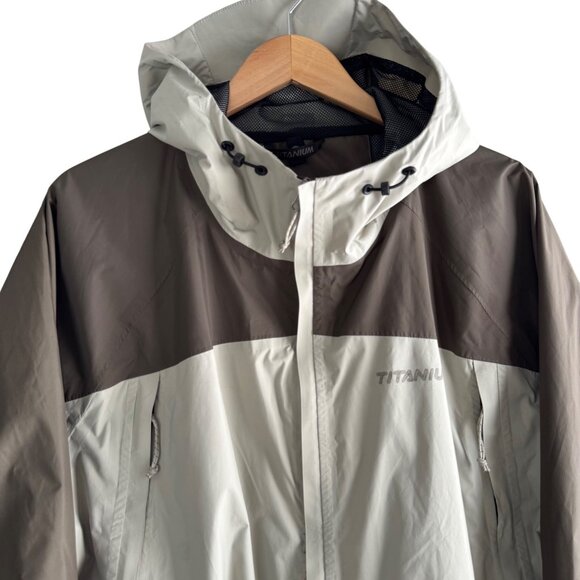 Columbia Titanium Mens Hooded Jacket Brown & Tan Size XXL Waterproof Breathable - Picture 6 of 16